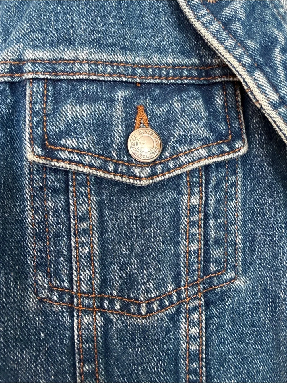 Ralph Lauren Lauren Jeans Co. Indigo Denim Jacket - Picture 3 of 5